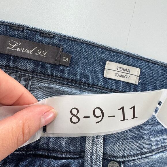 Level 99 Jeans Womens 29 Blue Denim Sienna Tomboy in Jenner‎ Anthropologie - Picture 4 of 9